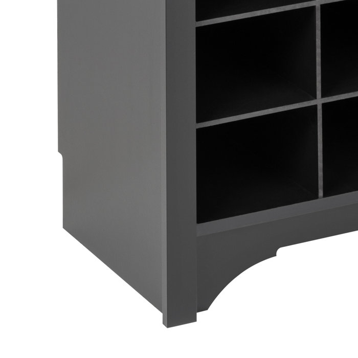 Gracie Oaks Angelica Hall Tree 27'' Wide with Bench and Shoe Storage